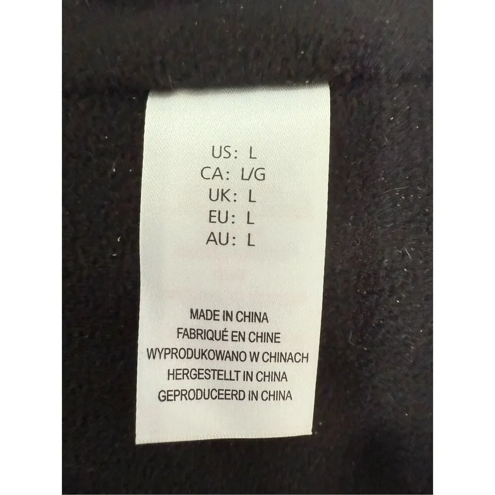 Novogratz Pets Zip Up Jacket Silver Metallic Quilted Coat Dog Size L